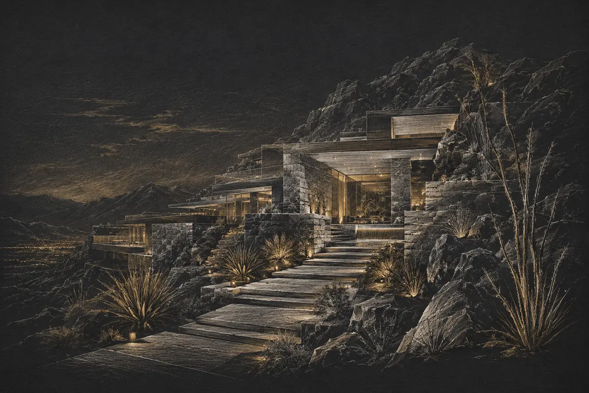 Ascaya architectural illustration